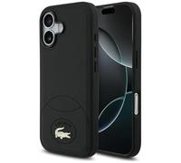 CG MOBILE Lacoste Bliss Coque compatible avec MagSafe pour iPhone 17 (noir)