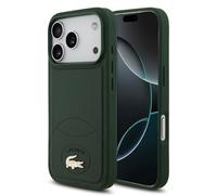 CG MOBILE Lacoste Bliss Coque compatible avec MagSafe pour iPhone 17 Pro Max (vert)