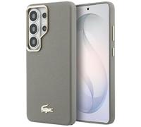 CG MOBILE Lacoste Champs Elysees Logo doré compatible avec MagSafe Coque pour Samsung Galaxy S26 Ultra (taupe)