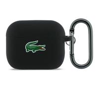 CG Mobile Lacoste Coque en silicone avec logo crocodile pour AirPods Pro 3 Noir