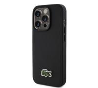 Lacoste LCHMP15LPVCK Coque pour iPhone 15 Pro 6,1" Noir Rigide Iconic Petit Pique