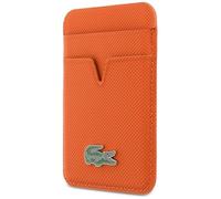 CG MOBILE Lacoste Petit Pique compatible avec le portefeuille MagSafe (orange)