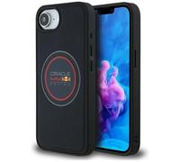 CG MOBILE Logo Red Bull Meshed et anneau rouge compatible avec la coque MagSafe pour iPhone 16e (marine)