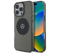 CG Mobile Mercedes Coque pour iPhone 16 Pro 6,3" MEHMP16L23HCPK Motif étoile Noir
