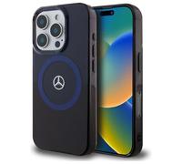CG Mobile Coque iPhone 16 Pro Max 6,9" Mercedes MEHMP16X23HBIKV – Double couche MagSafe Noir/Bleu