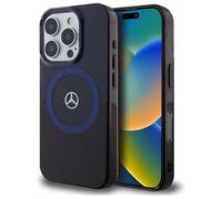 CG Mobile Coque iPhone 16 Pro Max 6,9" Mercedes MEHMP16X23HBIKV – Double couche MagSafe Noir/Bleu