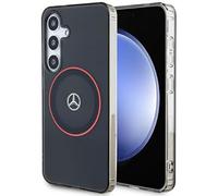 CG MOBILE Mercedes MEHMS24S23HUORK Coque Rigide pour S24 S921 Noir Double Couche avec Rouge
