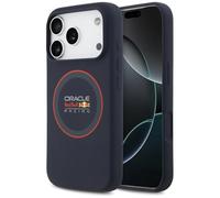 CG MOBILE Red Bull Anneau en silicone rouge compatible avec la coque MagSafe pour iPhone 17 Pro (bleu marine)