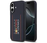 CG MOBILE Red Bull Logo en silicone surdimensionné vertical compatible avec coque MagSafe pour iPhone 17 (bleu marine)