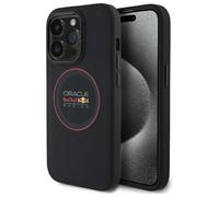 CG Mobile Étui Red Bull iPhone 14 Pro 6,1" Cuir Marine MagSafe Anneau Rouge