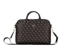 CG MOBILE Sac pour ordinateur portable Guess New 4G avec fermeture éclair et logo triangle 15" (noir), Noir