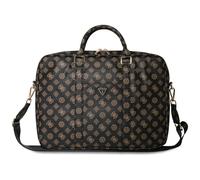 CG Mobile – Sacoche pour ordinateur 16" – Guess 4G Peony – Poche zippée – Noir