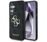 CG MOBILE Sous Licence Guess Coque pour S25 Plus Noir Big 4G Logo Classic Logo