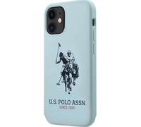 CG Mobile U.S. Polo Assn. Liquid Silicone Hard Case DH Logo Compatible avec iPhone 12 Mini