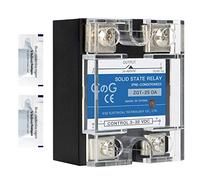 CG Relais statique SSR-25DA DC vers AC entrée 3-32 VDC vers sortie 24-480 VAC 25 A monophasé avec coque en plastique