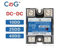 CG SSR-10DD 25DD 40DD 150A 200A SSR Monophasé Commande CC Dissipateur de Chaleur CC 3-32VCC à 220VCC 600V 10A 25A 40A DD Relais Statique