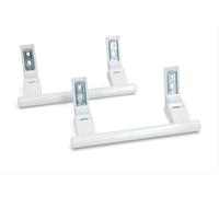 CG94 - Poignée de rechange pour réfrigérateur, kit 2 pièces, compatible Lieb!herr 909603600, couleur blanche