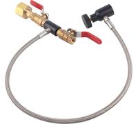 CGA-320 Adaptateur de recharge pour bouteille de CO2 avec tuyau pour remplir les réservoirs de soda 24" sans jauge