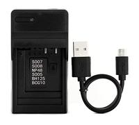 CGA-S005 USB Chargeur pour Panasonic Lumix DMC-FS1, DMC-FS2, DMC-FX01, DMC-FX07, DMC-FX10, DMC-FX12, DMC-FX150, DMC-FX180, DMC-FX3, DMC-FX50, DMC-FX8, DMC-FX9, DMC-LX1, DMC-LX2 Caméra et Plus