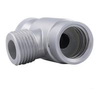 CGA320 Adaptateur pour SodaStream, raccord fileté TR21-4 pour bouteille de gaz de 0,6 l, adaptateur siphon en aluminium pour machine à eau de soda, argent