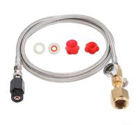 CGA320 Tank Adapter 60in Hose Pressure Gauge