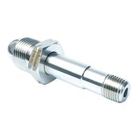 CGA500 CGA510 à 1/4 pouces NPT VCR mâle connecteur de mamelon de soudage automatique-adaptateur de raccord de tuyau en acier inoxydable SUS316L(CGA500-1/4NPT M)