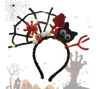 CGACCSD Accessoire de Tête Halloween | Décorations Capillaires Avec Lumière pour | Accessoires Cheveux Fêtes - Pour Femmes et Filles, Halloween, Fête à la Maison, Cosplay, École, et en