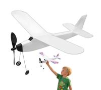 CGACCSD Avion en Caoutchouc - Kit de Construction d'avion - Avion Planeur - Jouet pour et Adultes - Activités extérieures