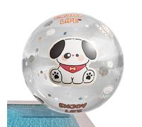 CGACCSD Balles de plage pour piscine 60 cm Transparent Boule gonflable Jouet eau pour vacances, fête familiale, parc, adultes, plage, jardin