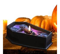 CGACCSD Bougie d'Aromathérapie | Bougies En Forme De Cercueil - Cercueil Décoratif Parfumé pour Halloween Femmes Hommes Cuisine Salon Appartement Bureau Fête Anniversaire