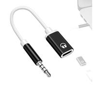 CGACCSD Câble Adaptateur USB De Type C Femelle Prise Jack 3,5 Mm Mâle, Câble Type C USB 3.1 Femelle Jack Audio Mal Adaptateur, Convient Aux Écouteurs, Casques Et Haut-parleurs, Compatible avec La Pl