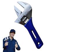 CGACCSD Clé à molette réglable - Outils manuels portables réglables et précis - Clé à poignée courte à ouverture large - Pour débutants, plomberie, raccord de tuyau, entretien de vidange