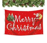 CGACCSD Drapeau de Noël - 90 x 150 cm - Bannière de maison de campagne - Drapeau de vacances décoratif pour rue, propriétaires de maison, chambre à coucher, balcons, vérandas, dortoirs, chambres