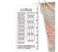 CGACCSD Espaceur de | Outils portables et de calcul, Règle rapide pour le tricot et le crochet - Pour travaux manuels, matelassage, motif, tissu, écharpe, projets de bricolage