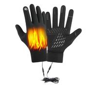 CGACCSD Gants chauffants électriques | Gants chauffants USB avec bouts des doigts compatibles avec écran tactile | 1 paire de gants chauffe-mains coupe-vent pour temps froid hommes, femmes, adultes