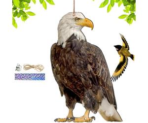 CGACCSD Hibou Effaroucheur Oiseaux, Hibou Anti Corbeau Anti-Pigeon, Hibou Épouvantail Pendentif Jardin Protecteur, Répu Lsif pour Oiseaux en Forme De Hibou pour Balcon Potager Jardin