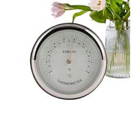 CGACCSD Horloge adhésive pour tableau de bord - Jauge de température et d'humidité pour voiture | horloges pour grille de véhicules de camping, caravanes, bateaux, maison et SUV