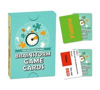 CGACCSD Jeu de cartes, jeu de cartes pour contacts sociaux, cadeau multijoueur interactif portable pour socialisation, divertissement, nouveaux contacts, amis, relations, famille, à partir de 8 ans