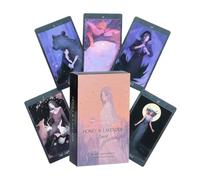 CGACCSD Jeu de Tarot pour Débutants - Jeu De Divination Et De Prédiction Oracle avec 78 Pièces De Cartes,Beaux Decks De Tarot - pour Les Experts, Les Amis, Les Fêtes À La Maison, Les Réunions Et