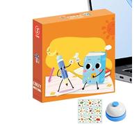 CGACCSD Jeux de Cartes Mémoire pour,Plateau Interactif - Jeux de Cartes pour,pour Plein Air Camping Plage Voyages Route Vacances Nuit Anniversaires Garçons Filles