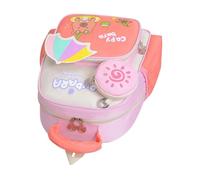 CGACCSD Kapybara Sac à dos d'écolier avec grande capacité - cartable | Sac à bandoulière pour bouteille livre papeterie maternelle voyage collation pique-nique anniversaire, rouge, Siehe