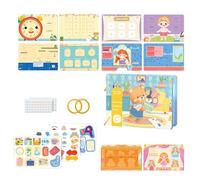 CGACCSD Livre d'activité, motricité fine, jouet éducatif éducatif | Livre d'activités d'apprentissage éducatif | Pour voiture, avion, restaurant, poussette, chaise haute, maison, écoles, maternelle