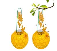 CGACCSD Lot de 2 pièges à guêpes pour l'extérieur - Avec lumière LED UV - contre les mouches - Pour pique-nique, terrasse, pelouse, balcon, arrière-cour, jardin, piscine, terrasse