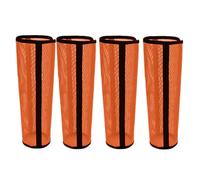 CGACCSD Lot de 4 bottes anti-mouches, réglables et respirantes en maille filet | Protection des jambes, pour les jambes - Pour les soins, la balustrade, le tournoi, l'entraînement, la course et le