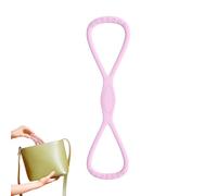 CGACCSD Lot de 8 bandes élastiques d'exercice en silicone pour yoga, étirement, entraînement musculaire, récupération, bras, dos, maison