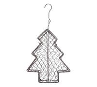 CGACCSD Niche colibri, nichoir de sapin de Noël, abri pour oiseaux d'hiver pour l'extérieur, roi de clôture, moineau, perruche, mésange bleue, extérieur, jardin, hiver, femmes