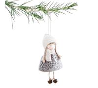 CGACCSD Noël Ange en Peluche Ange pour Sapin de Noël Pendentif Festif Adorable pour fête familiale à la Maison Porte fenêtre