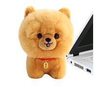 CGACCSD Peluche Chien,Décoration d'Intérieur Réaliste Douce et Mignonne - Peluche Chiot | Idée Cadeau pour Petite Amie, Hommes, Femmes, Garçons, Filles, Jeunes, Adolescents, Fils, Fille et