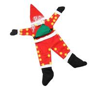 CGACCSD Père Noël Grimpeur | Décoration Grimpante pour Fêtes | Vêtements De Père Noël Accrochables Au Mur | pour Mur Intérieur, Porche, Jardin, Toit, Fête, Rassemblement, Salle De Classe, Porte,