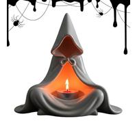 CGACCSD Photophore d'Halloween - Bougeoir décoratif de fête - Petit bougeoir en forme de sorcière pour les résidents d'appartement, les propriétaires de maison, les amateurs d'automne, la salle